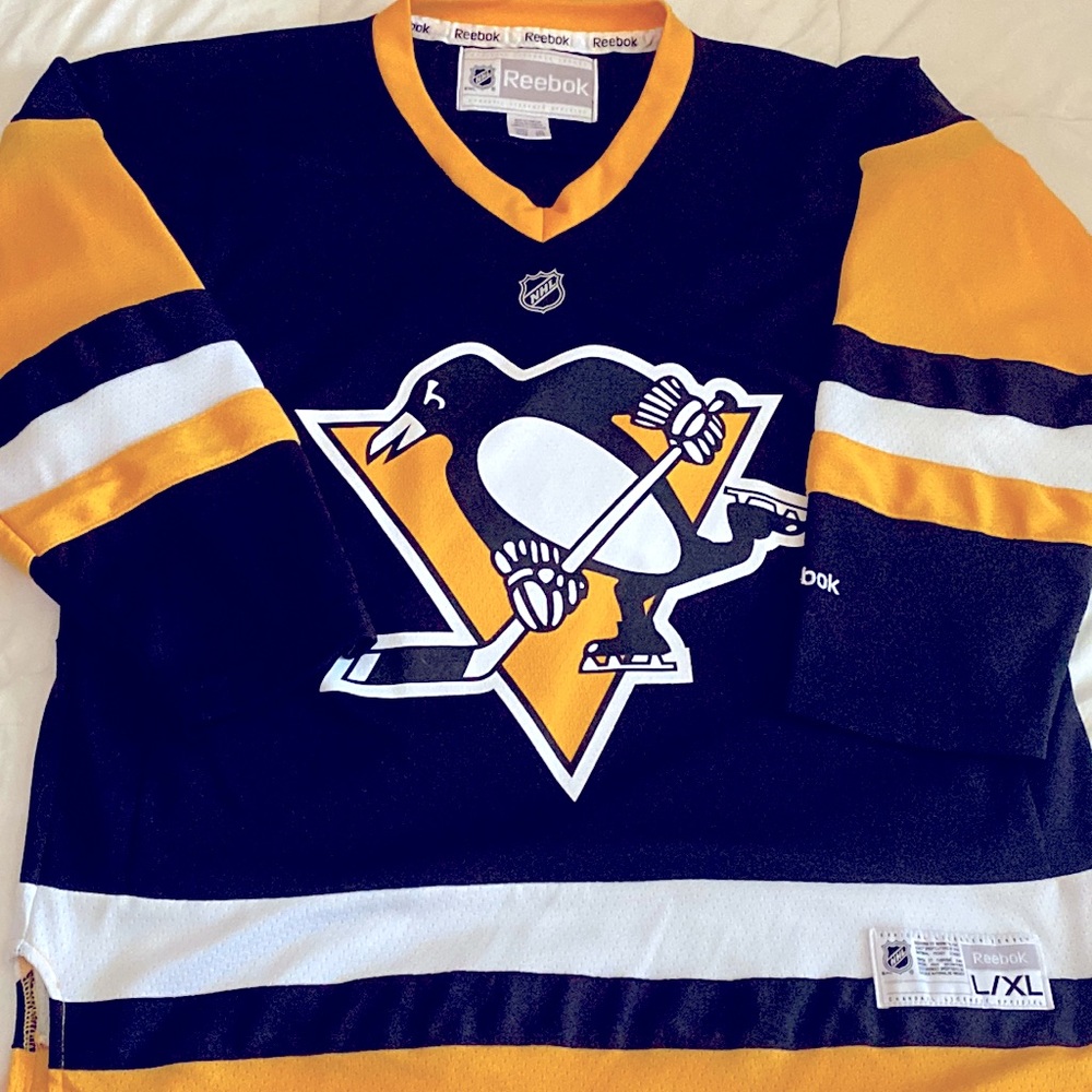 Penguins NHL Reebok hockey jersey